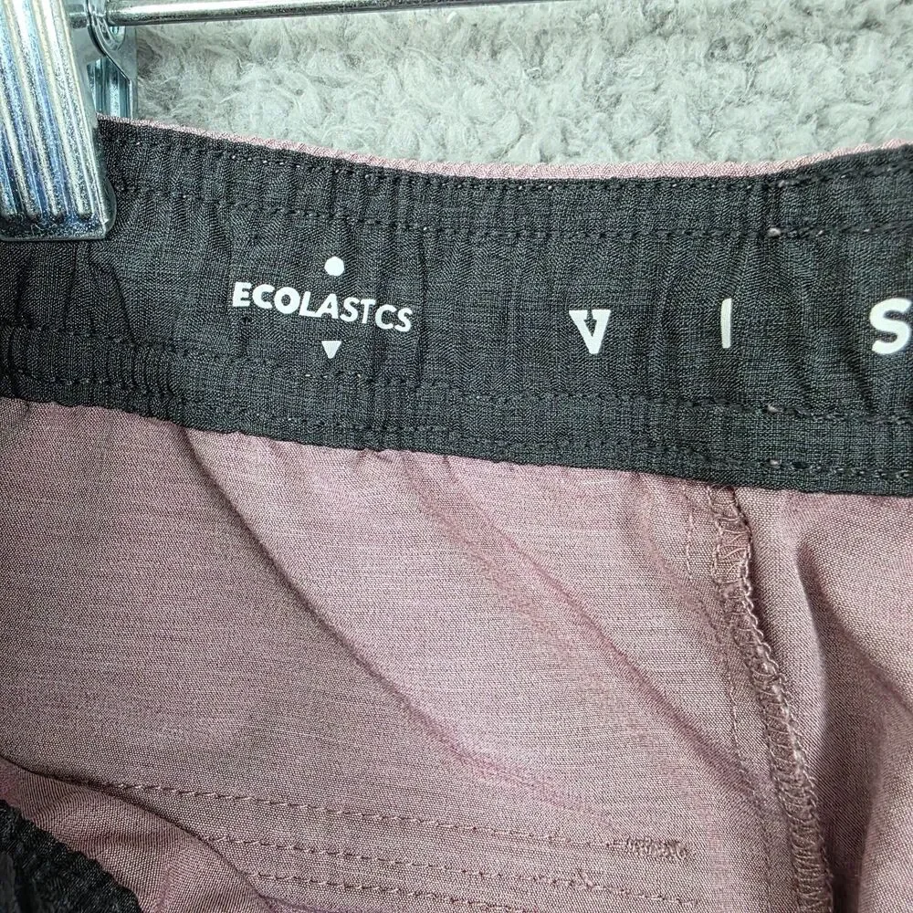 Vissla Seven Seas Board Shorts Mens Small Pink Ecolastics Surf Swim Trunks